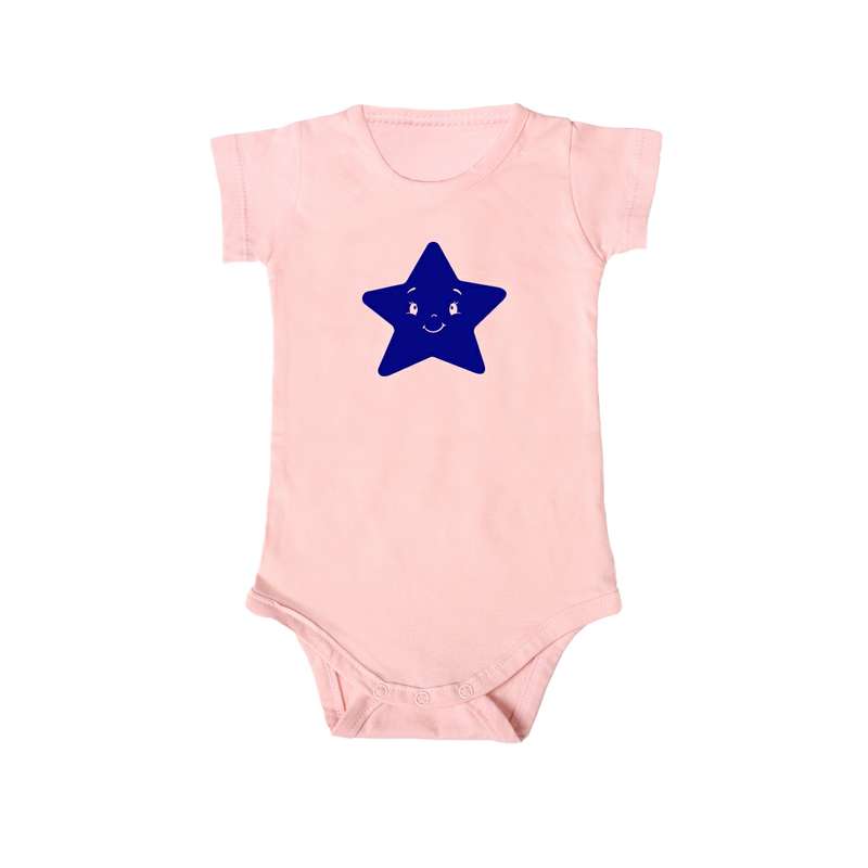 بادی آستین کوتاه نوزادی مدل ستاره کد star-p-2