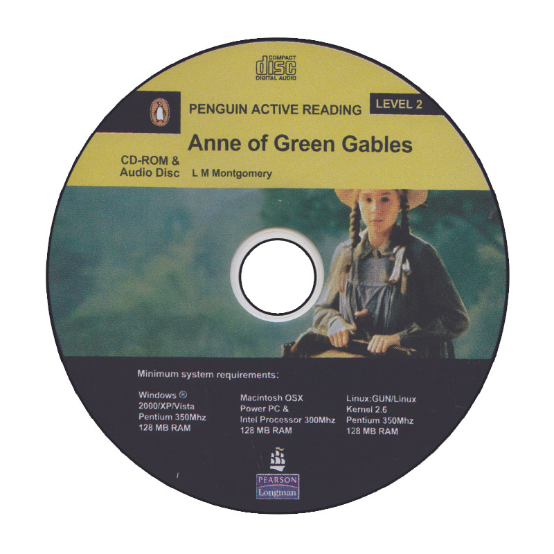 کتاب Penguin Active Reading Level 2 Anne Of Green Gables اثر L M Montgomery انتشارات الوندپویان