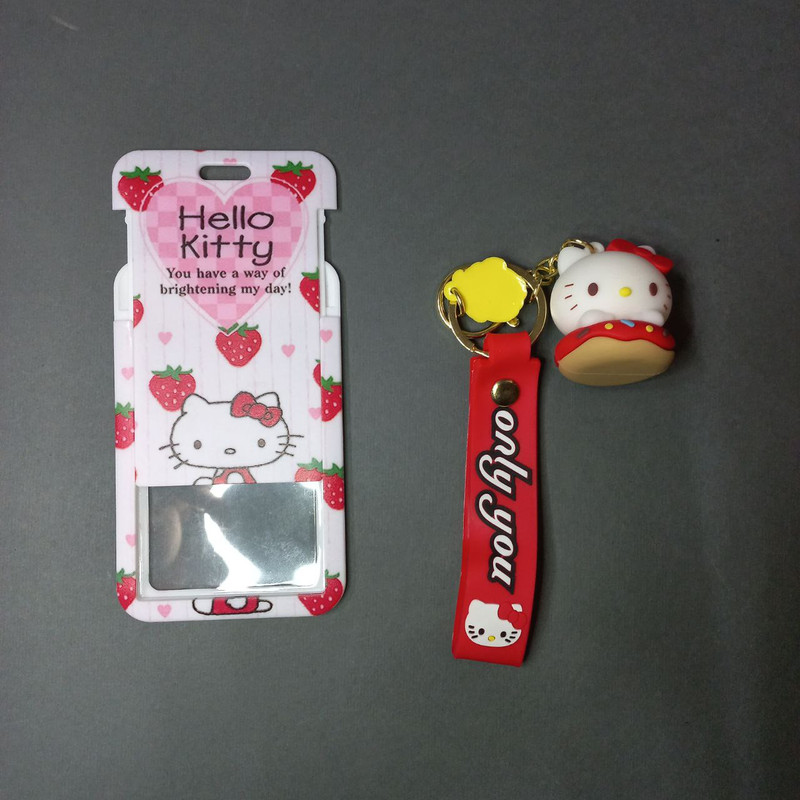 جاکلیدی دخترانه مدل کیتی به همراه جاکارتی