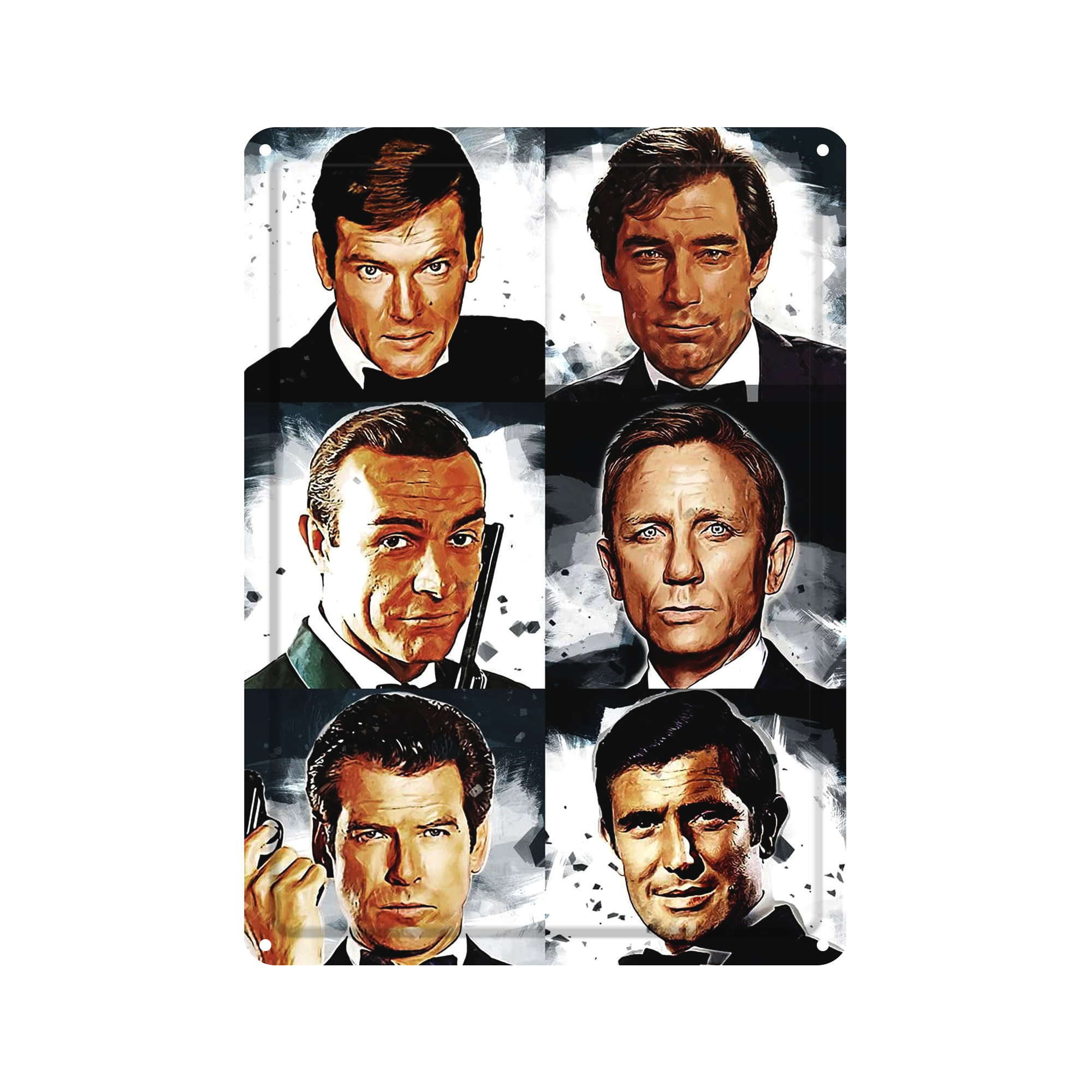 دیوارکوب مدل جیمز باند کد s 1114 james bond 007