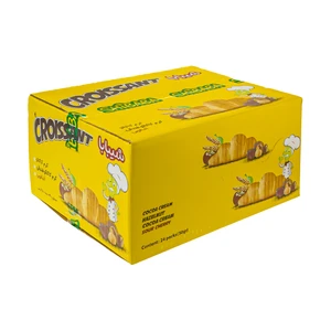 کروسان شیبابا با طعم فندق - 50 گرم بسته 24 عددی