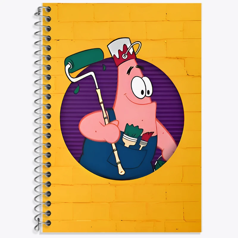 دفتر لغت 50 برگ خندالو طرح پاتریک باب اسفنجی کد F6881