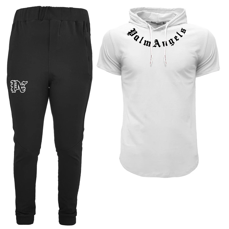 ست تی شرت کلاه دار و شلوار مردانه مدل 140264