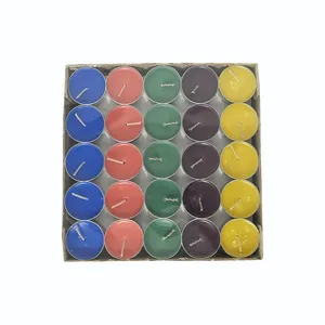 شمع وارمر پنت مکس مدل رنگی Colorfull مجموعه 50 عددی 