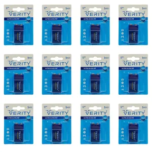 باتری کتابی وریتی مدل Ultra Alkaline بسته 12 عددی