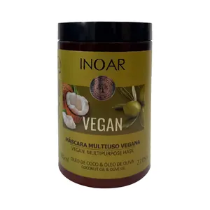 ماسک مو اینوآر مدل روغن نارگیل و روغن زیتون حجم 800 میلی لیتر