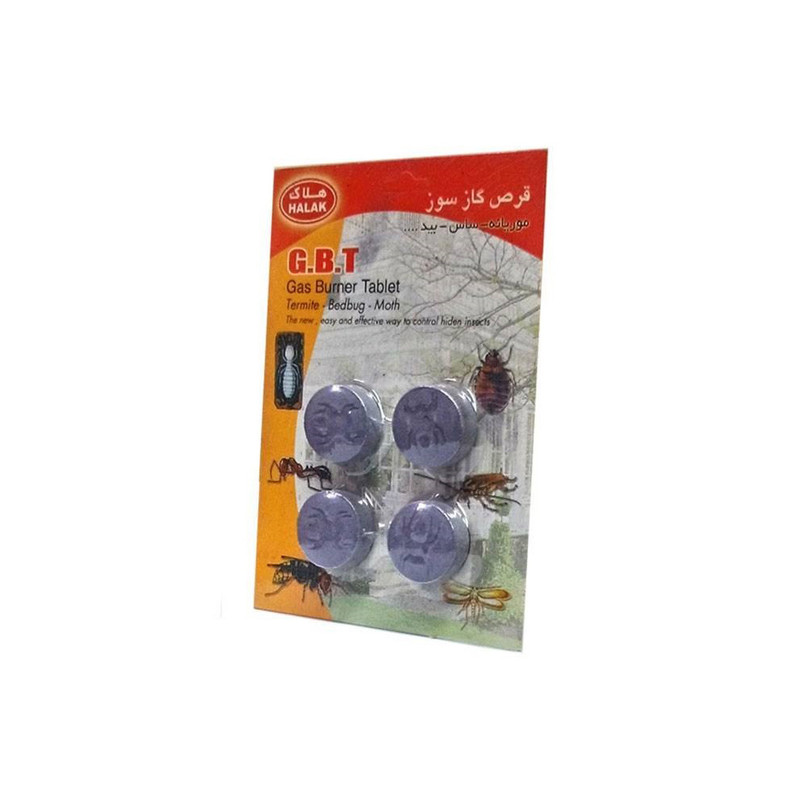 قرص حشره کش هلاک مدل GBT بسته 4 عددی