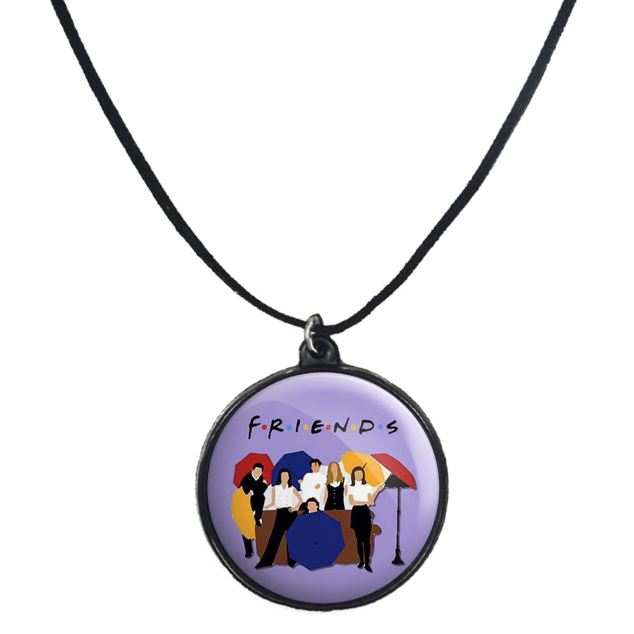 گردنبند پرمانه طرح فرندز کد pmb.8199 مدل دو طرفه