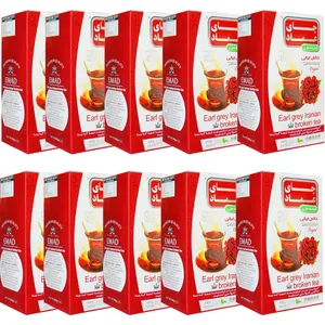 چای ایرانی معطر ارل گری عماد - 400 گرم بسته 10 عددی