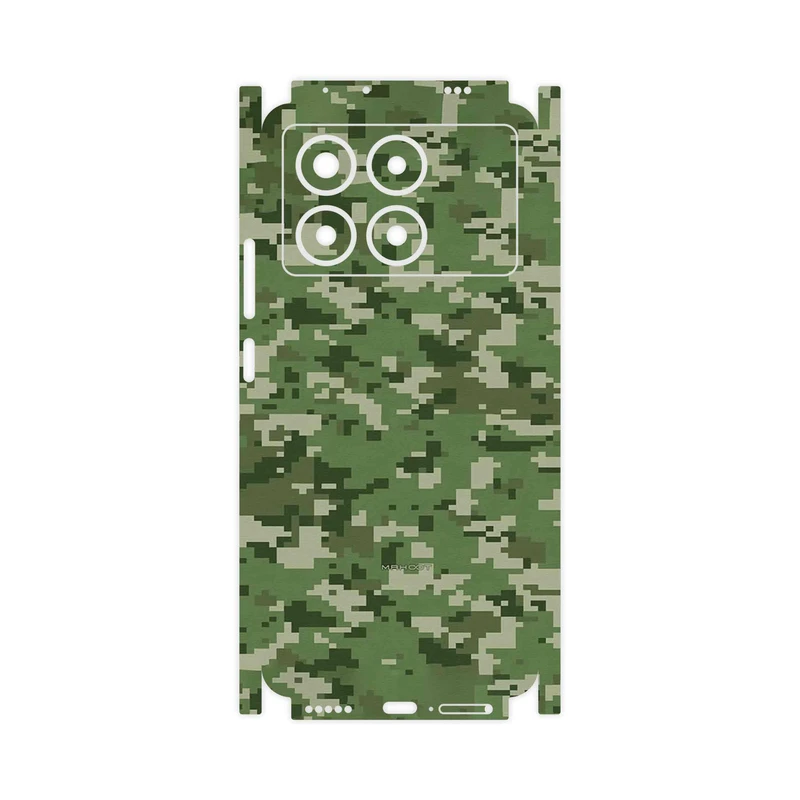 برچسب پوششی ماهوت مدل Army_Green_Pixel-FullSkin مناسب برای گوشی موبایل شیائومی Poco X6 Pro
