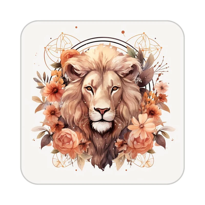 زیر لیوانی کاکتی طرح شیر مدل mp24268