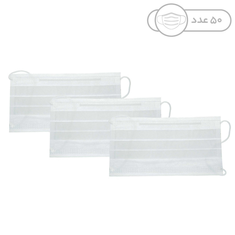 ماسک تنفسی مدل E105 بسته 50 عددی ماسک تنفسی مدل E105 بسته 50 عددی