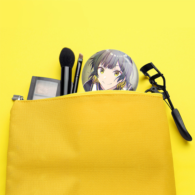 آینه جیبی خندالو مدل مگورو انیمه Blue Lock کد 24384