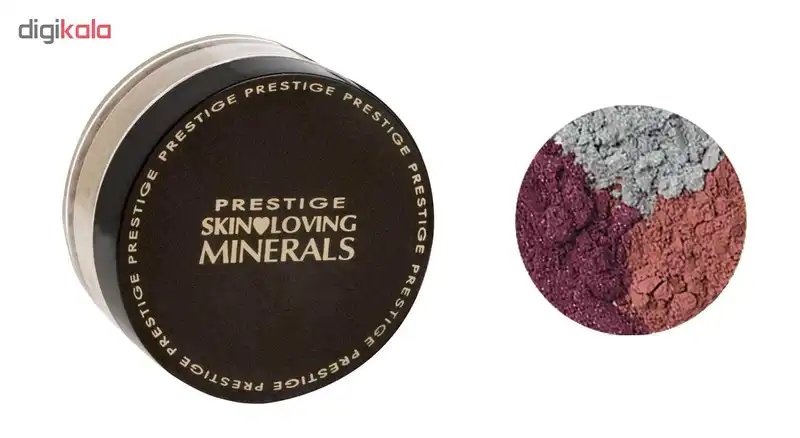 سایه چشم 3 رنگ پودری پرستیژ مدل TRIOS MINERAL شماره MET-06
