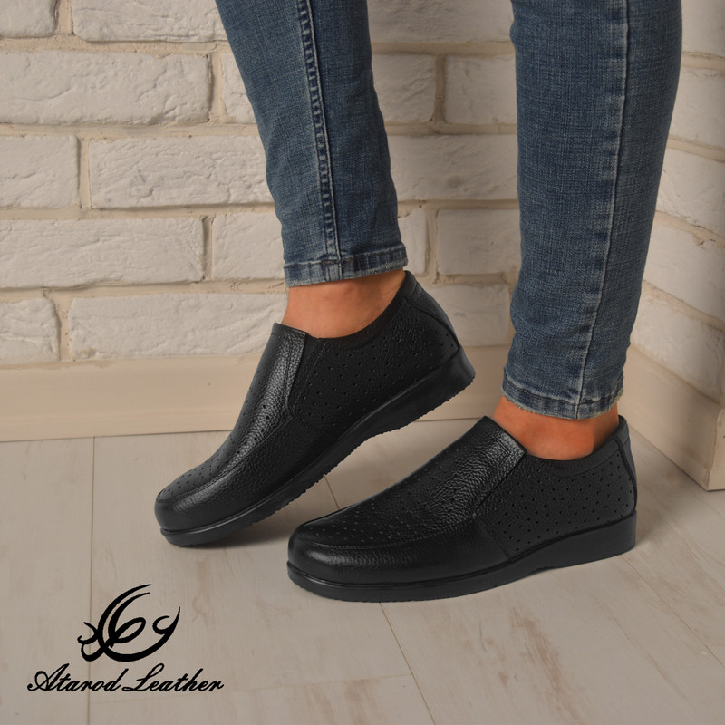 کفش روزمره مردانه چرم عطارد مدل چرم طبیعی کد SH54