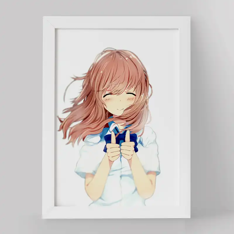 تابلو خندالو مدل شوکو نیشیمیا انیمه سایلنت ویس کد 15825