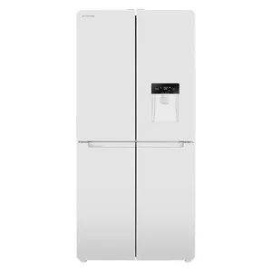 یخچال فریزر ساید بای ساید 28 فوت ایکس ویژن مدل TF540، دارای نمایشگر و یخساز نیمه اتوماتیک، با ارتفاع 185، پهنای 86 و عمق 67.8 سانتی متر، میزان مصرف انرژی A+، دارای 3 طبقه در یخچال و 6 کشو در فریزر