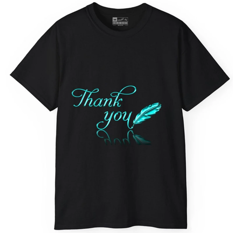 تی‌شرت آستین کوتاه مردانه پاد آفرین مدل کلمه انگلیسی کد 1953