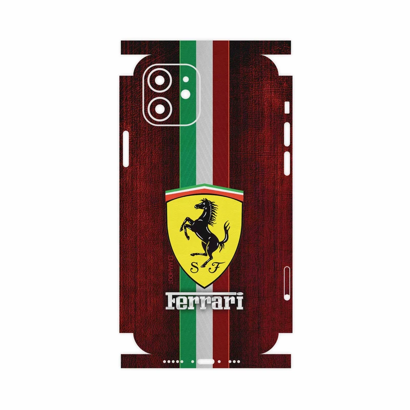 برچسب پوششی ماهوت مدل Ferrari-FullSkin مناسب برای گوشی موبایل اپل iPhone 12