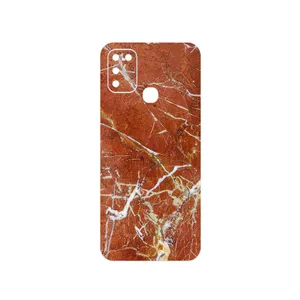 MAHOOT Red Marble Cover Sticker for Infinix Hot 10 Play
