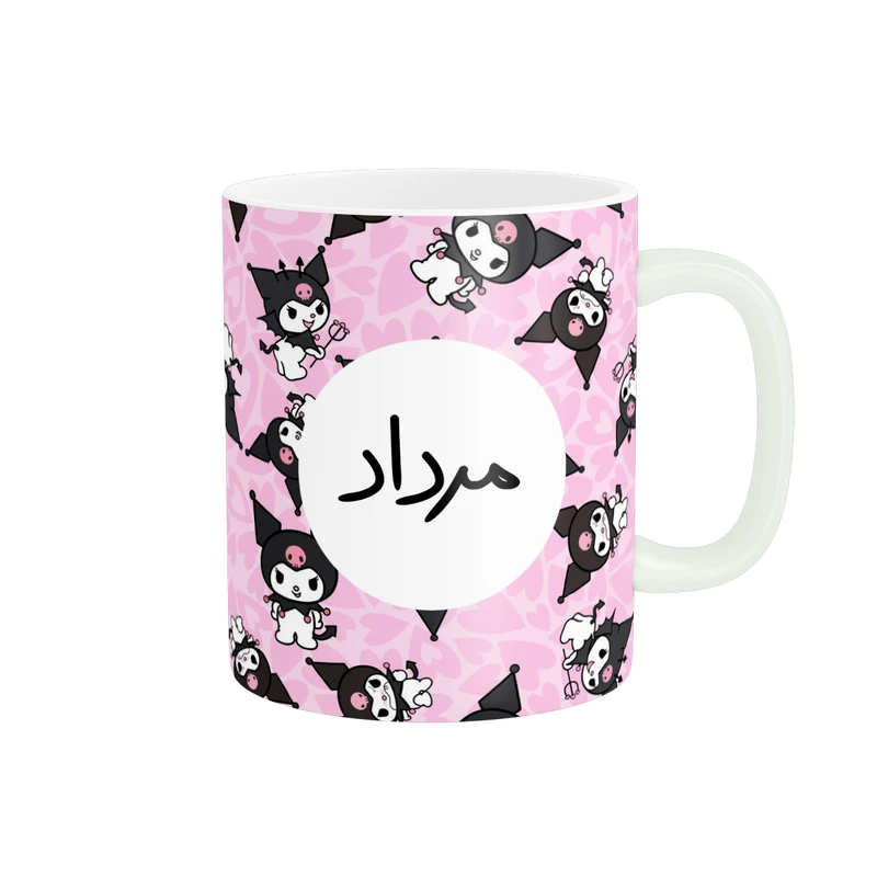 ماگ پاد آفرین مدل کرومی کیوت تولدی طرح ماه مرداد کادو تولد کد p11377