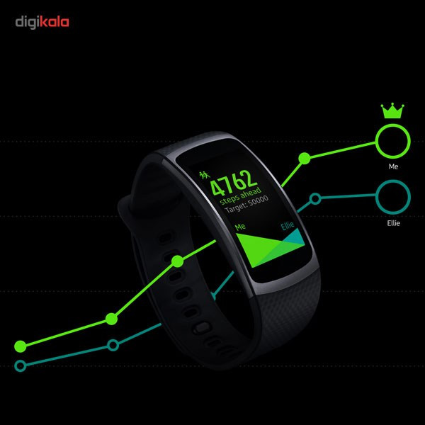 مچ بند هوشمند سامسونگ مدل Gear Fit2 سایز کوچک