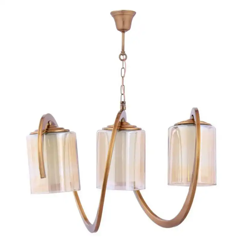 لوستر سه شعله مدل فنری