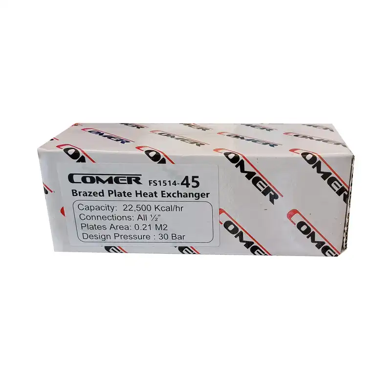 مبدل حرارتی صفحه ای کامر مدل Fs1514-45 ظرفیت 450 لیتر بر ساعت