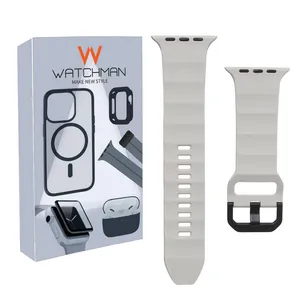 بند واچ من مدل minimal WM مناسب برای اپل واچ سری Se/1/2/3/4/5/6/7/8/9/AluminumCase سایز 42 میلی متری