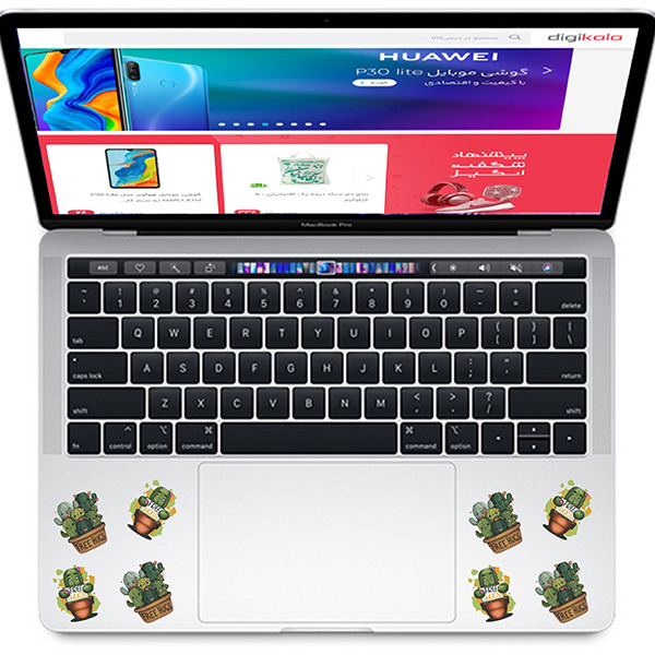 استیکر تزئینی موبایل و تبلت راتیانا مدل کاکتوس بسته 10 عددی