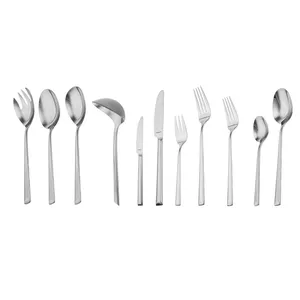 سرویس قاشق و چنگال 60 پارچه آمفا مدل متروپل