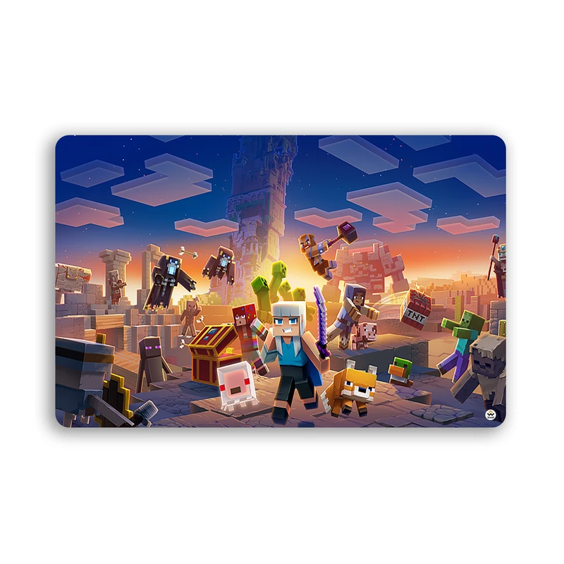 ماوس پد مخصوص بازی شادیت مدل ماینکرافت کد418 سایز 37*24 سانتی متر