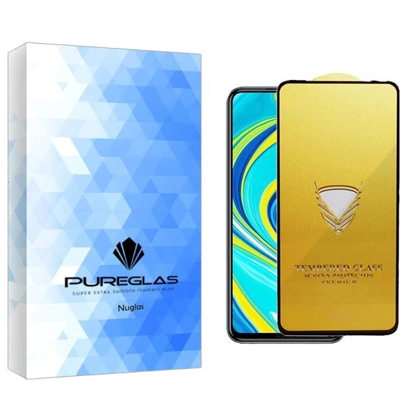 محافظ صفحه نمایش پیور گلس مدل NueGlas OG مناسب برای گوشی موبایل شیائومی Redmi Note 9 Pro