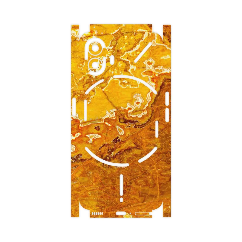 برچسب پوششی ماهوت مدل Gold Marble-FullSkin مناسب برای گوشی موبایل ناتینگ Phone 2