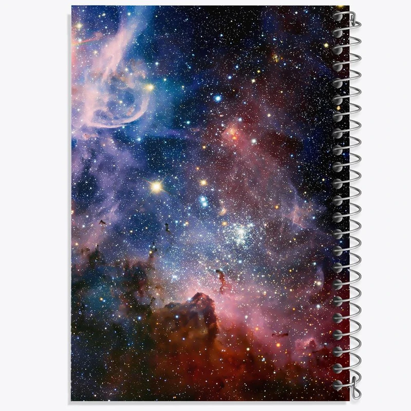 دفتر مشق 50 برگ خندالو مدل کهکشان و سیاره ها کد 25362