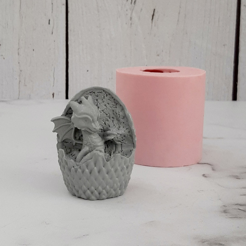 قالب شمع مدل اژدهای تخم مرغی