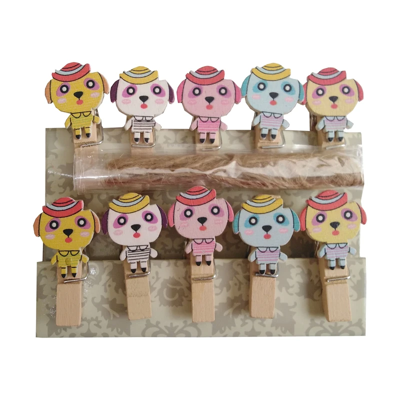 گیره عکس کلاووس طرح سگ کد 02 مجموعه 10 عددی