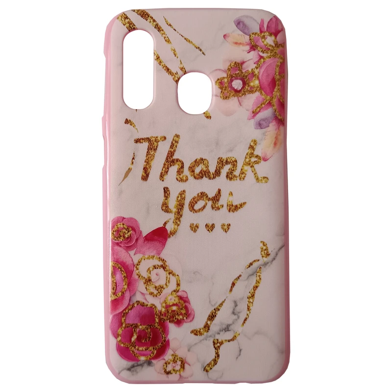 کاور مدل سیلیکونی کد 020 طرح گل مناسب برای گوشی موبایل سامسونگ Galaxy A40