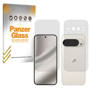 Panzer glass Resistant model transparent screen protector suitable for Google Pixel 10 Pro mobile phone along with the back protector