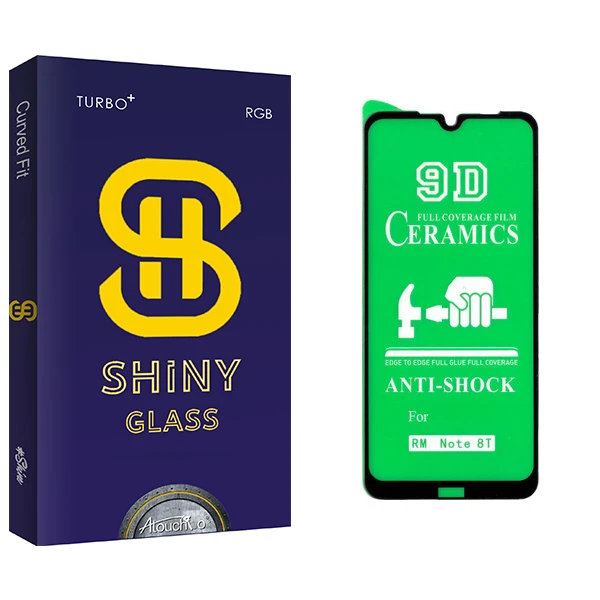 محافظ صفحه نمایش سرامیکی آتوچبو مدل Shiny Glass مناسب برای گوشی موبایل شیائومی Redmi Note 8T