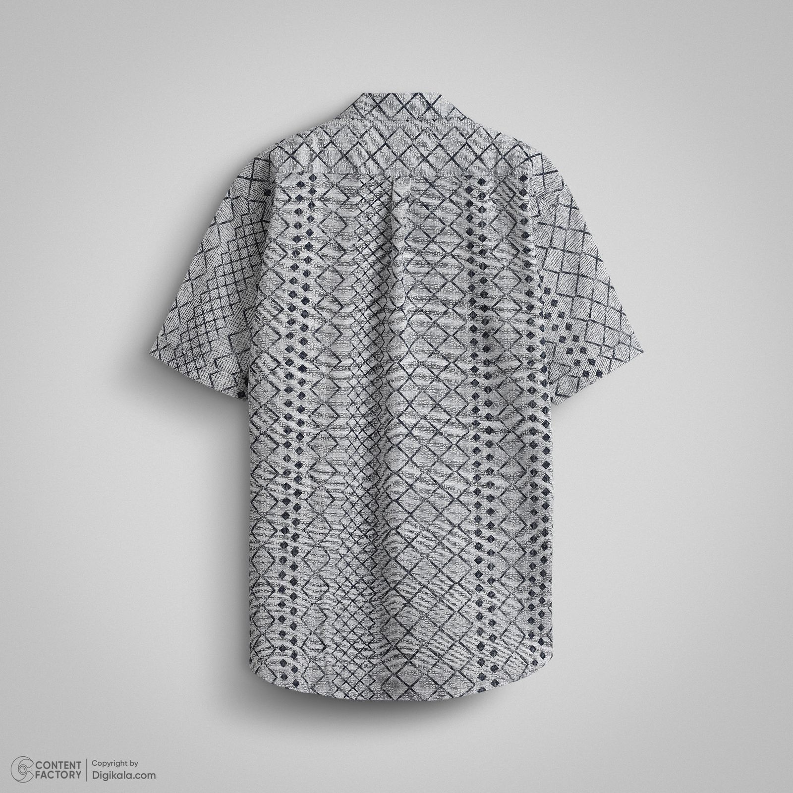 پیراهن آستین کوتاه یقه برگردان مردانه فریولی مدل 111200802 -  - 4