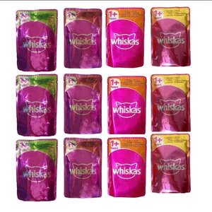 غذای پوچ گربه ویسکاس مدل چهار طعم وزن 85 گرم بسته 12 عددی