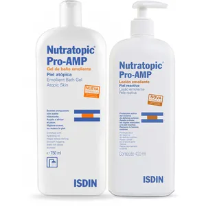 لوسیون بدن ایزدین مدل Nutratopic بسته دو عددی