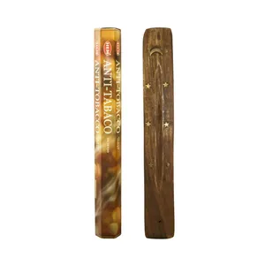 عود خوشبو کننده Anti Tabaco بسته 20 عددی به همراه جاعودی و شمع وارمر