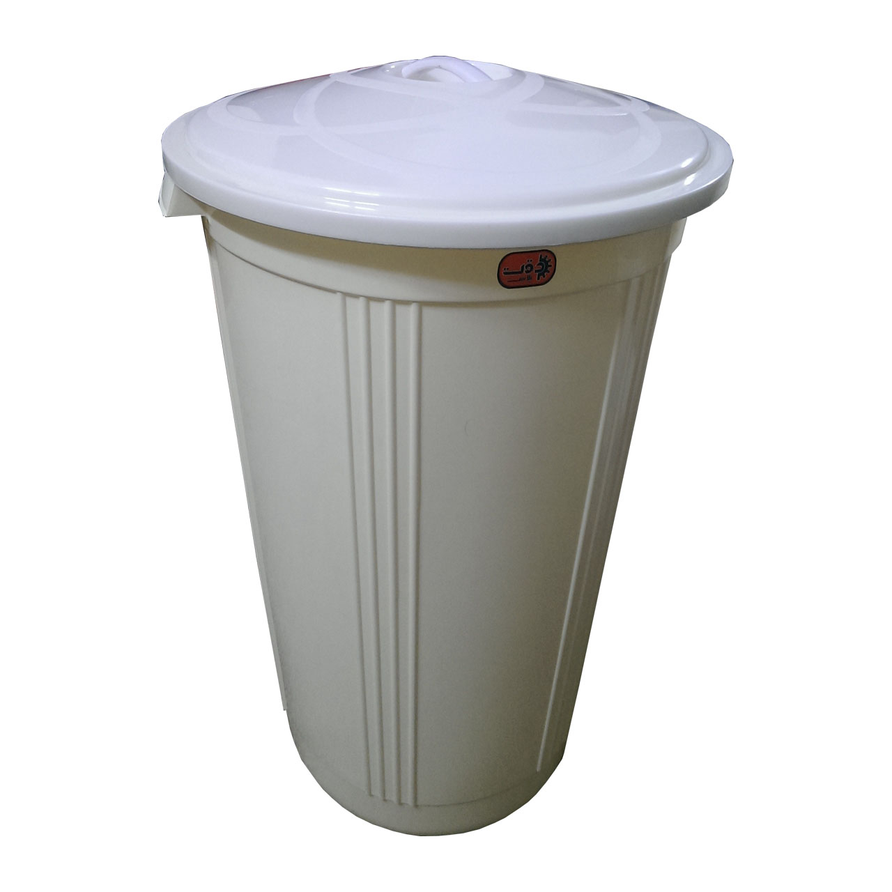 سطل زباله دقت پلاست کد 008 ظرفیت 80 لیتر