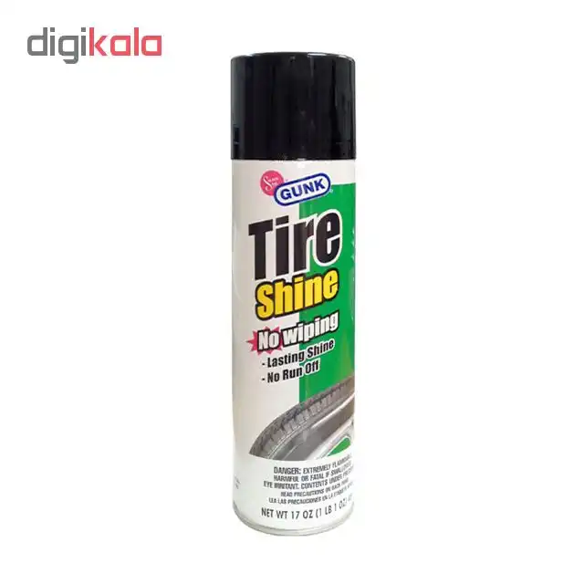 اسپری تمیز کننده لاستیک خودرو گانک مدل WT حجم 595 میلی لیتر