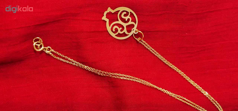 گردنبند طلا 18 عیار کانیار گالری طرح انار کد 01