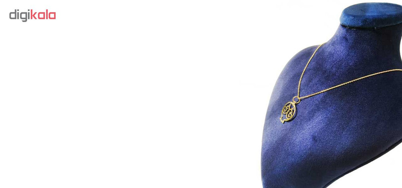 گردنبند طلا 18 عیار کانیار گالری طرح انار کد 01