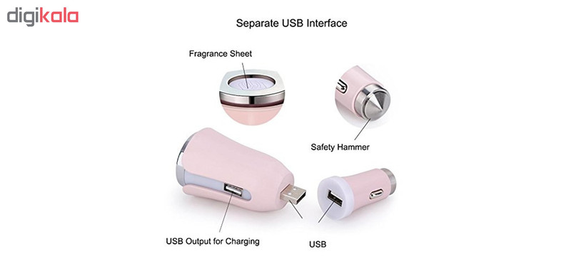 شارژر فندکی و خوشبو کننده هوا ارلدام مدل ET-M20