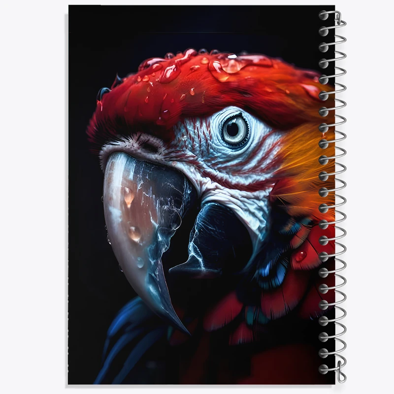 دفتر مشق 50 برگ خندالو طرح طوطی کد N5590